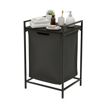 Driedelige bamboe bad- en spa-set (3-delig) – Wasmand met plank, bamboe badplank en spa-badbak