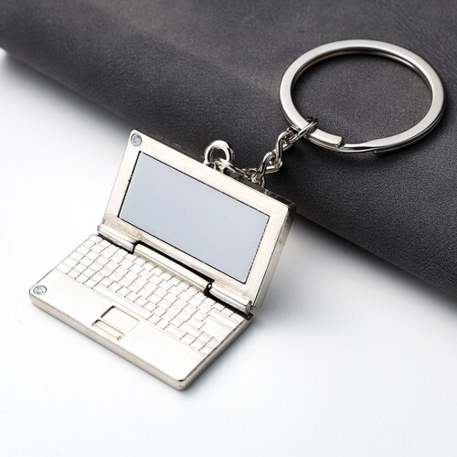 Porte-clés de Simulation en métal pour ordinateur portable, sac 2