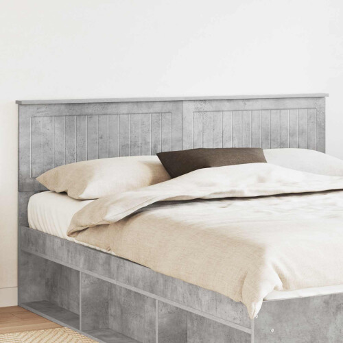 VidaXL vidaXL Headboard Concrete Grey Engineered wood