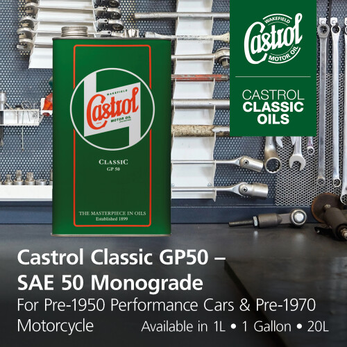 Castrol Castrol Classic GP50 Monograde Engine Oil 1 Gallon 1