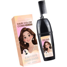 Innovative Comb Design Hair Dyes Kit For Even-Coffee brown