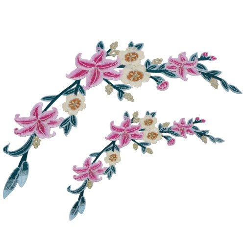 Patchs de broderie floraux créatifs, parfaits pour recycler de-S 2
