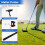 Conjunto de tacos de golfe masculino de 9 peças com bolsa de suporte e driver de 460cc 8