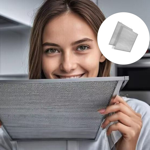 Filtres à graisse lisses pour hotte de cuisine, conception à 1