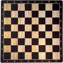 WE Games Mousepad Chess Board 20 in. with Realistic Wood Grain Design - Premium Tournament Chess Mat, Perfect Travel Chess Board for Adults