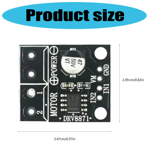 PWM Precise Motor Driver Board Module 3.6A Output for Appliances 2