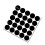 Blackboard Sticker Labels, 25 Pcs/Sheet, 38mm, 210x210mm, Round, 5 Sheets 3