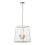 Litecraft Emery Brushed Chrome Ceiling Pendant 1