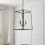 Litecraft Emery Brushed Chrome Ceiling Pendant 2