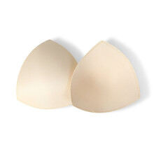 Triangle Bra Pads Inserts, Breathable Bra Cups Inserts for Sports Bras, Yoga Bras, Swimsuits (2 Pairs)