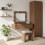 VidaXL vidaXL Dressing Table Brown 83 x 40 x 70 cm Engineered Wood 1