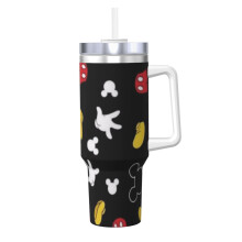 Mickey Mouse Tumbler Stainless Steel 40 oz with Handle and