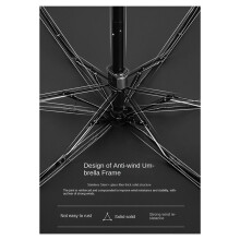 Folding Travel Umbrella, 6-Rib Portable Pocket Umbrella, Windproof & Rainproof, Suitable for Daily Light