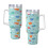 40oz Personalized Stainless Steel Tumbler with Handle and 3