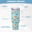 40oz Personalized Stainless Steel Tumbler with Handle and 6
