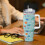 40oz Personalized Stainless Steel Tumbler with Handle and 7
