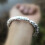 925 Silver Auspicious Cloud Open Bangle Bracelet 2