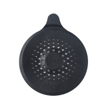 2er-Pack Silikon-Abflusssieb, Duschabfluss-Abdeckung Black