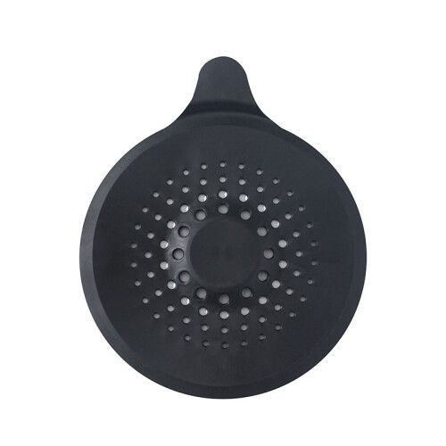 2er-Pack Silikon-Abflusssieb, Duschabfluss-Abdeckung Black