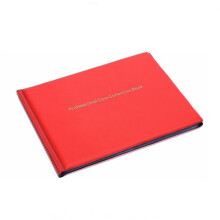Briefmarkensammlung, 240 Taschen Münzalbum für Sammler Red