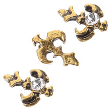 Retro dental drill tooth jewels 3 pcs