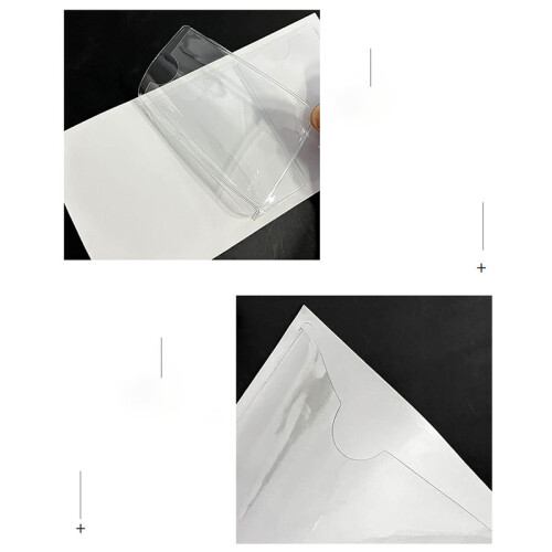 Tasche per etichette autoadesive Porta etichette trasparenti 10 pezzi  S 2