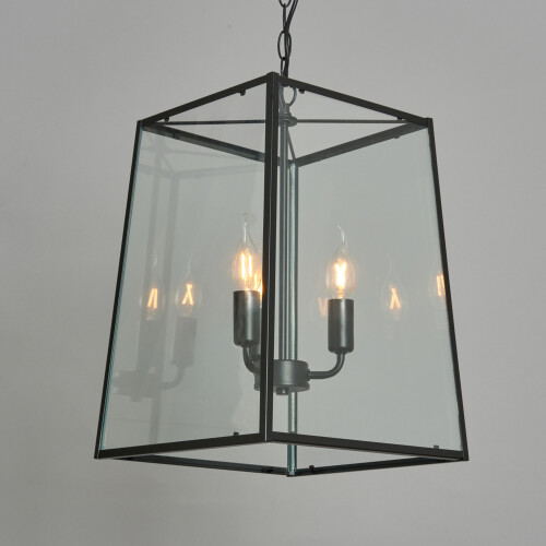 Litecraft Emery Matte Black Ceiling Pendant 2