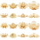 Bead Caps 18K Gold Plated Brass Flower 24 pcs 1