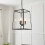 Litecraft Emery Matte Black Ceiling Pendant 2