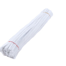 Winysin solid stem pipe set for DIY crafts, 100 pcs white