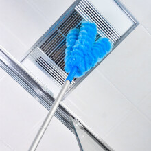 Plumeau en microfibre Viflosae avec manche extensible, tête coudée lavable de 119 cm pour le nettoyage des ventilateurs de plafond – Offres du