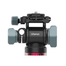 Ulanzi U-190 Panoramic Tripod with Fluid Video Damping Design Suitable for Tripods Monopods/SLR/Camera A
