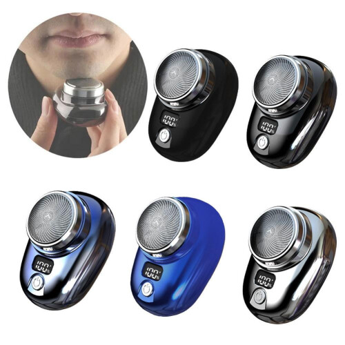 Electric Razor for Men Portable USB Rechargeable Mini Shaver 2