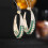 S925 Silver C-Shaped Large Circle Earrings 1 Pair 7
