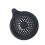 2er-Pack Silikon-Abflusssieb, Duschabfluss-Abdeckung Black 2