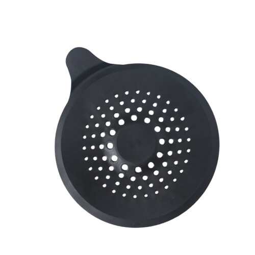 2er-Pack Silikon-Abflusssieb, Duschabfluss-Abdeckung Black 1