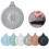 2er-Pack Silikon-Abflusssieb, Duschabfluss-Abdeckung Black 4