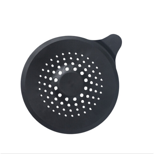 2er-Pack Silikon-Abflusssieb, Duschabfluss-Abdeckung Black 2