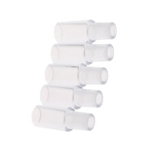Set van 5 transparante plastic testermondstukken voor digitale