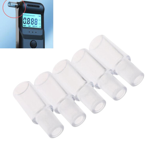 Set van 5 transparante plastic testermondstukken voor digitale 1