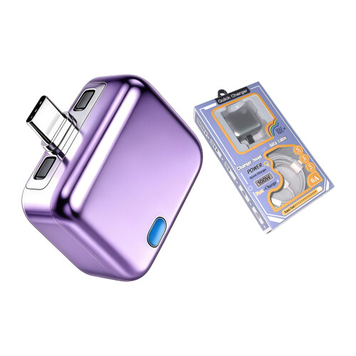 Universele auto-afgesneden opladeradapter met pc-behuizing-2