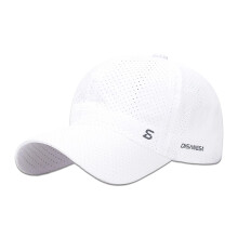 Fashion Sport Dad Hat Breathable Polyester Fabric-White