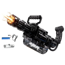 Cool Electric Water Toy Automatic Strong Jet for Outdoor-Black