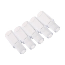 5pcs Breathalyzer Mouthpiece Replacements Clear Plastic Nozzles