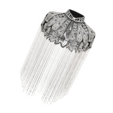 Shimmering Metallic Capes With Beading Great For-Silver