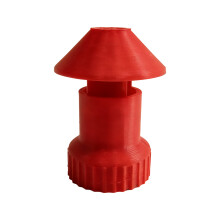 Compact handmatig handwasapparaat voor buitenactiviteiten-Rood