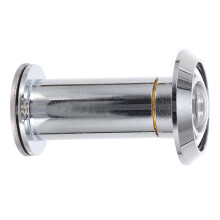 Door peephole security viewer hinged wall mount