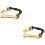 Door Security Chain Silver 2 PCS 1