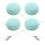 Pellicola detergente per schermo del telefono a forma di macaron (4 pezzi) 1