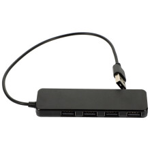Divisor de conector USB para portátil de 4 puertos